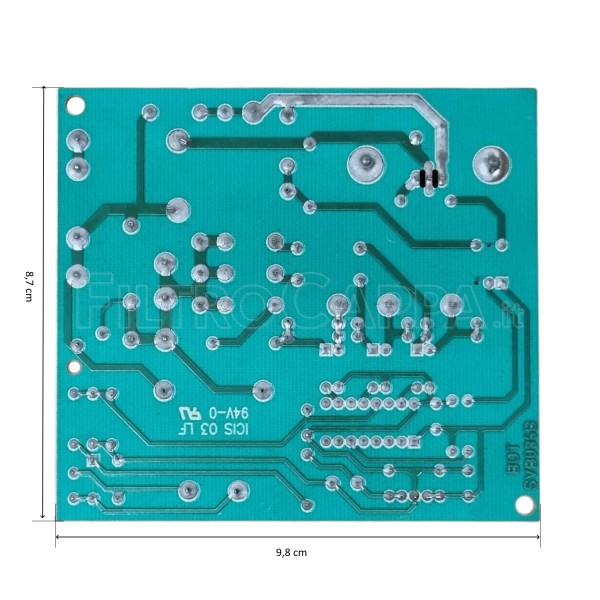 PLACA DE CONTROLE ELETRÔNICA DE POTÊNCIA ELETRÔNICA MOTOR EXTERNO ELICA GME ECB0013487