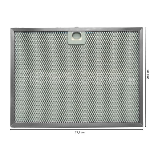 Aluminium Metallfilter 27,9 x 20,9 cm für FABER FRANKE Dunstabzugshaube 133.0395.204