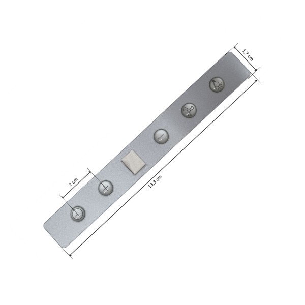 ETIKETT DISPLAY SCHLÜSSEL FÜR SOFT TOUCH TASTATUR DUNSTABZUGSHAUBEN AIRONE