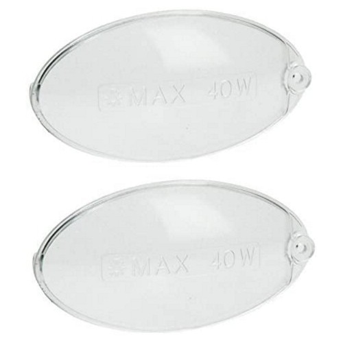 LICHTDIFFUSOR 2 STUCK OVAL 5,5 X 10 CM FÜR DUNSTABZUGSHAUBEN FABER PF016