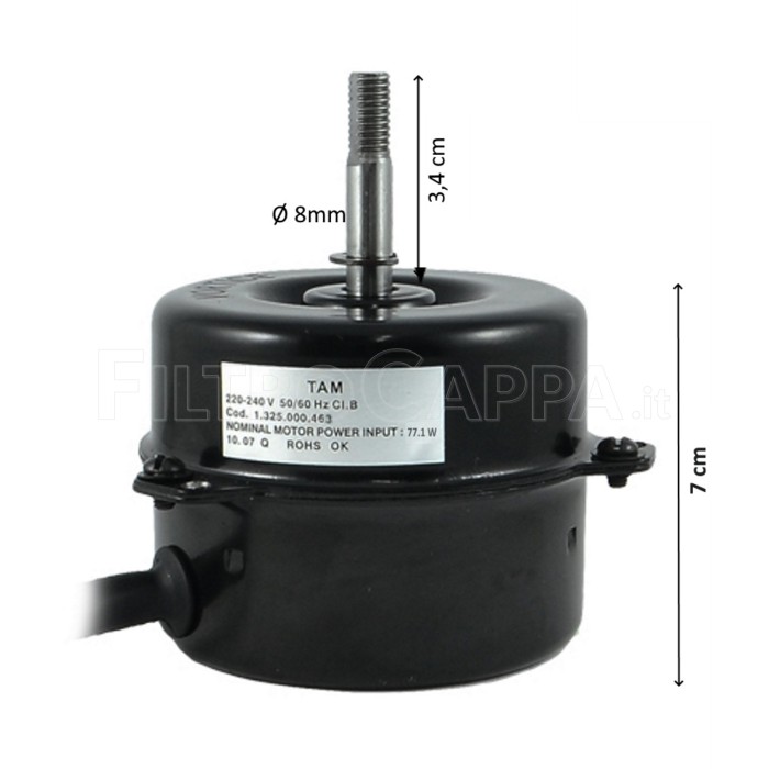 MOTOR PARA VORTICE LINEO 150 160 17146 1.325.000.463 MOTOR PARA VORTICE LINEO 150 160 17146 1.325.000.463