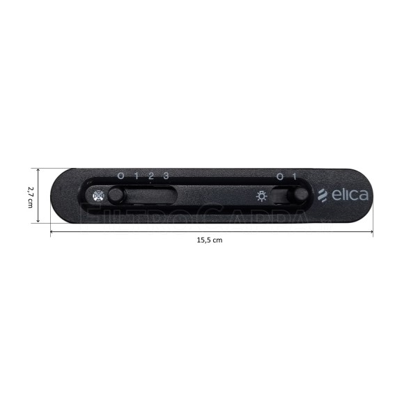 Curseur de panneau de commande pour hotte de cuisine ELICA VERVE TILLY CRU0085973
