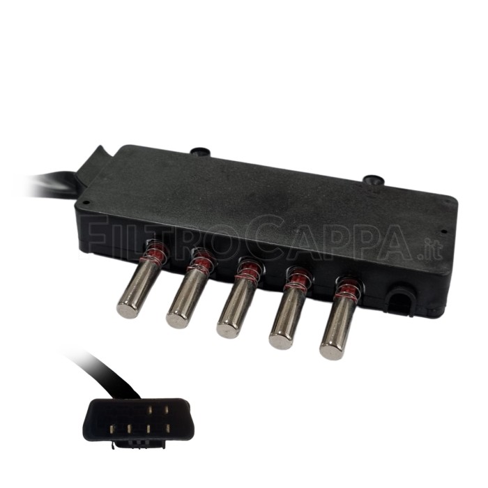 TECLADO 5 TECLAS PARA CAMPANA ELICA ECB0117490 AGC01881