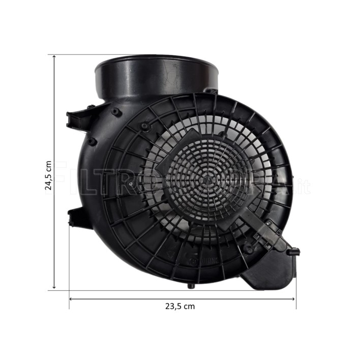 CASCO ESQUERDO PARA MOTOR DE EXAUSTOR ELICA AGRIGENTO TAMAYA CN010E