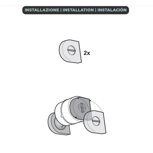 FILTRO DE CARBÓN ( 2 PCS ) ELICA mod.200 - PIEZAS ORIGEN - KIT0161400 2