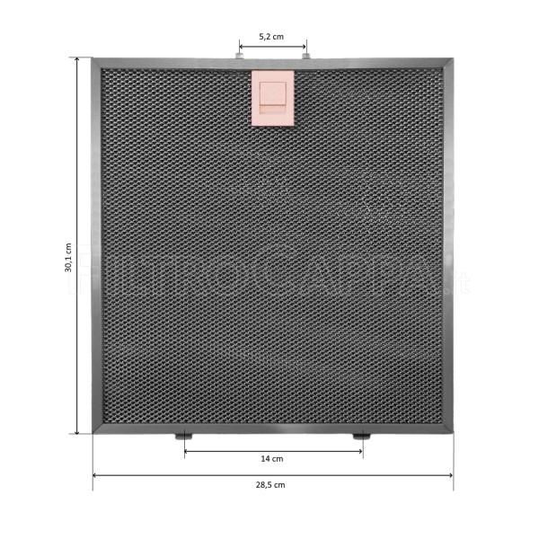 METALLFILTER 28,5 X 30,1 CM FÜR FALMEC DUNSTABZUGSHAUBE FKA122