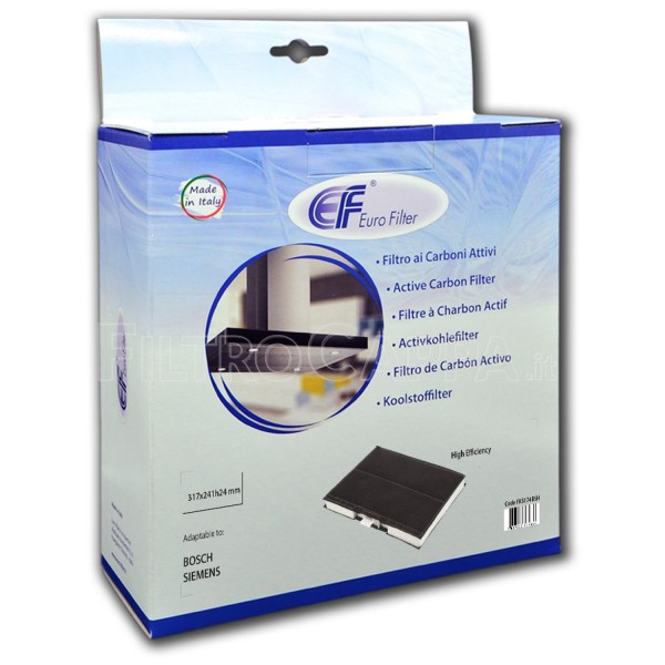 FILTRO DE CARBÓN 31,7 X 24,1 CM CAMPANA EXTRACTORA BOSCH SIEMENS FKS174BSH