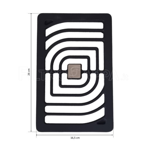 Cast iron grill for Faber Galileo 133.0556.791 extractor hob