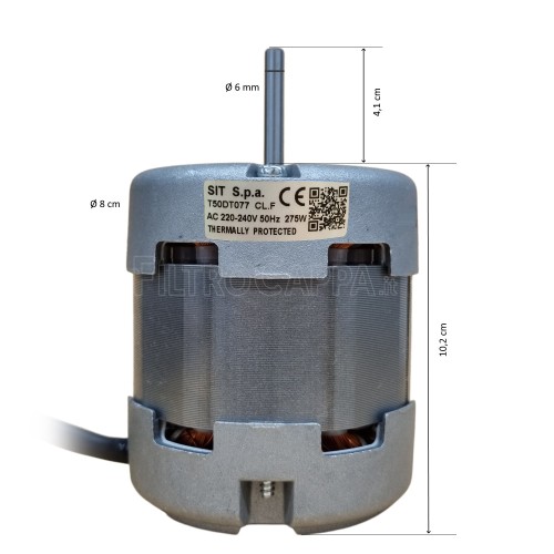 Motor for Cooker Hood 4 Speed SIT T50DT077 275W