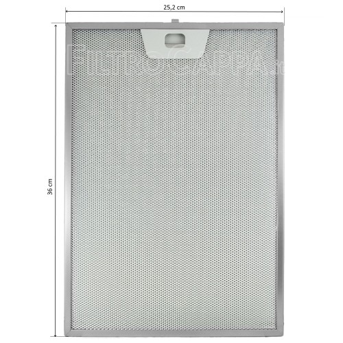 FILTRO DE METAL 25,2 X 36 CM FABER STILO EXAUSTOR FKA30