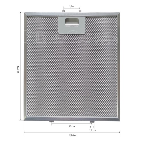 FILTRO DE METAL 30,5 X 28,4 CM ELECTROLUX BEST BEL AIR FOGÃO 4055379376