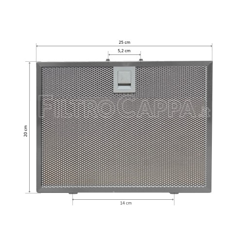 Metal Filter 20 X 25 Cm For Foster Cooker Hood 9700621