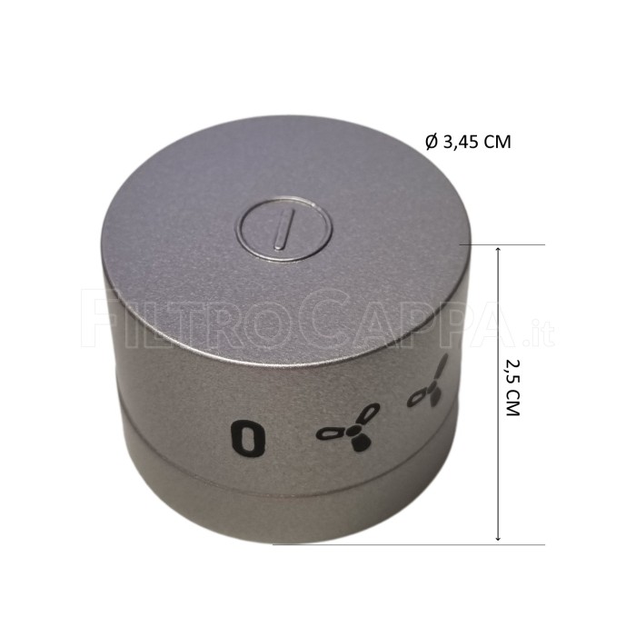 Botão de controle de velocidade Faber Franke Exaustor 133.0540.542 Botão de controle de velocidade Faber Franke Exaustor 133.0540.542