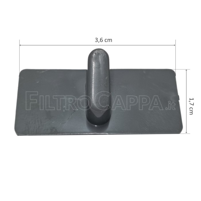 Botão de controle de luz deslizante para exaustor Faber Nova 133.0465.178