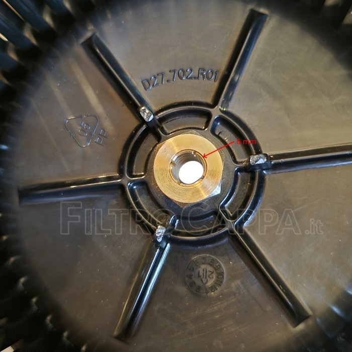 Impeller for Faber Ikea Cooker Hood Motor D27.702.R01 133.0530.284D27.702.R01 133.0530.284