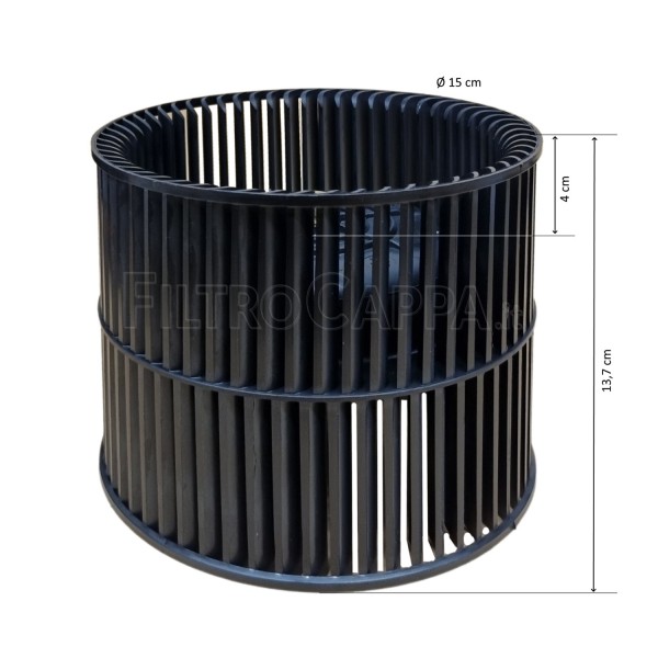 Motorlaufrad für Dunstabzugshaube Faber Franke, Durchmesser 15 cm, D23.701R01, 133.0059.007