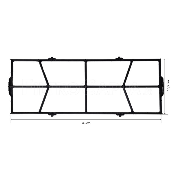 Filter Holder Frame for Elica Elibloc 3 Cooker Hood 1011CK