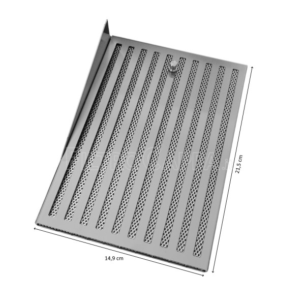 Filtre gauche en acier et aluminium pour hotte Faber In-Nova Zero Drip 133.0631.121