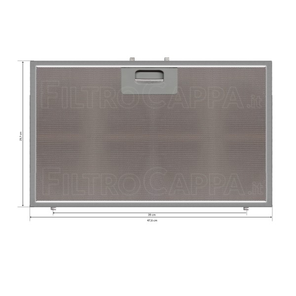 Metal filter 29,7 x 47.6 cm for Best Electrolux Cooker hood 075900000000084