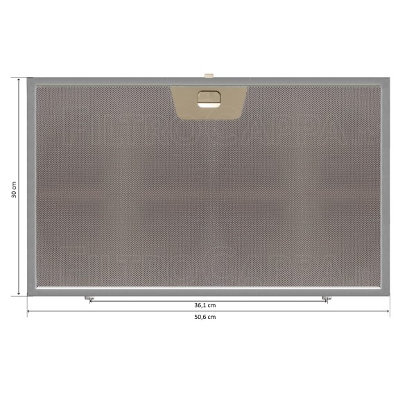 FILTRO METALLICO 50,6 X 30 CM PER CAPPA FABER SMEG ELECTROLUX IKEA FKA31