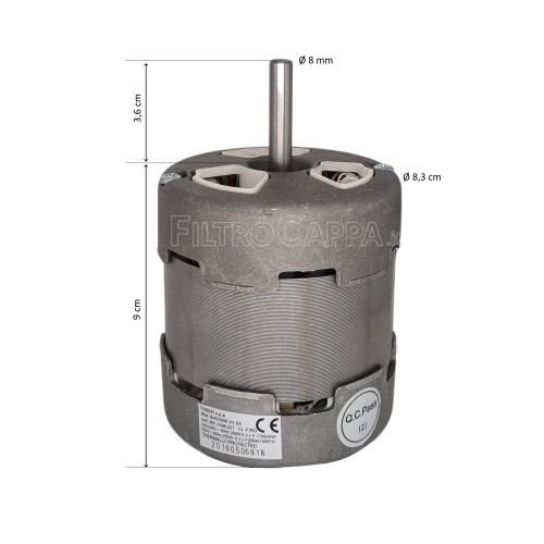 Moteur pour hotte Faber Franke Mod 8/40X80K 4V SX 991.0396.027