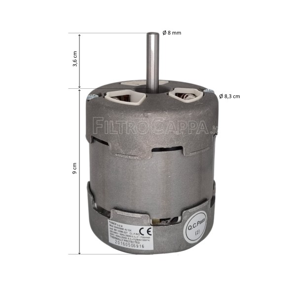 Motor para Faber Franke Hood Mod 8/40X80K 4V SX 991.0396.027