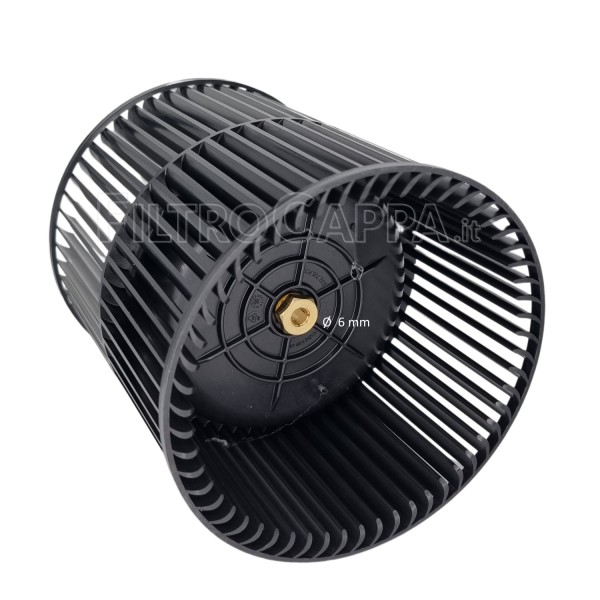 Roda do ventilador para exaustor Faber Franke de 12,3 cm de diâmetro 133.0530.523 Roda do ventilador para exaustor Faber Franke de 12,3 cm de diâmetro 133.0530.523
