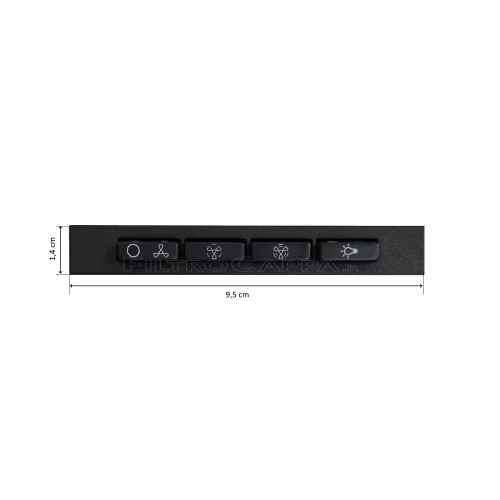 Chaves Externas para Teclado Elica Certosa Eduardo Missy Tina Exaustor CU1Q4A
