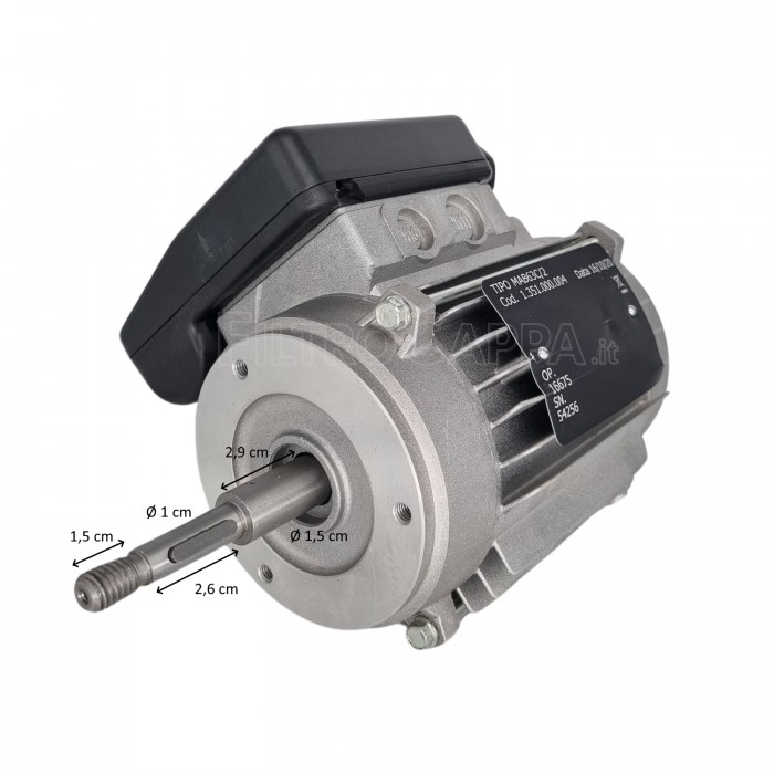 Moteur pour ventilateur industriel Vortice E 302 M 1.351.000.004 Moteur pour ventilateur industriel Vortice E 302 M 1.351.000.004