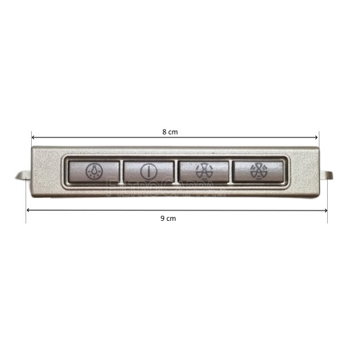 Teclado 4 Teclas Para Campana Extractora Elica Recambio Original CU1SXA