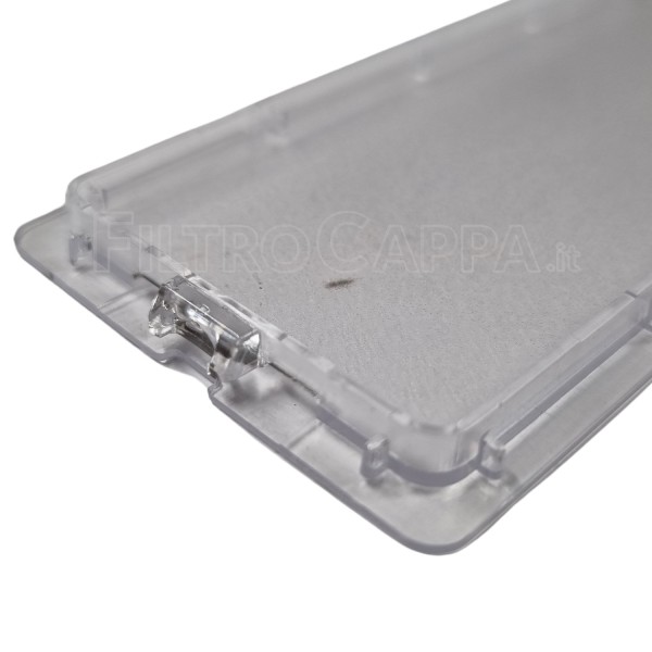 Difusor de luz (2 unidades) 10,2 x 4,8 cm para campana extractora Faber Franke INKA 133.0599.410