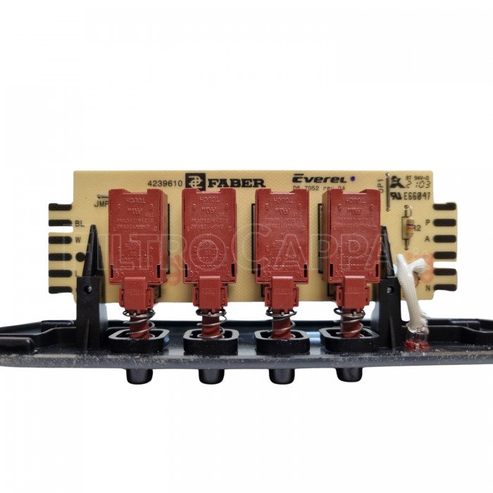 Teclado do painel para Franke FTF604 FTF904 Exaustor 4239610 133.0072.631 Teclado do painel para Franke FTF604 FTF904 Exaustor 4239610 133.0072.631