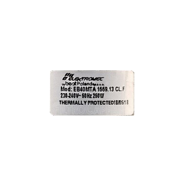 Moteur pour hotte Electrolux Best EB40MTA 1559 50268027005