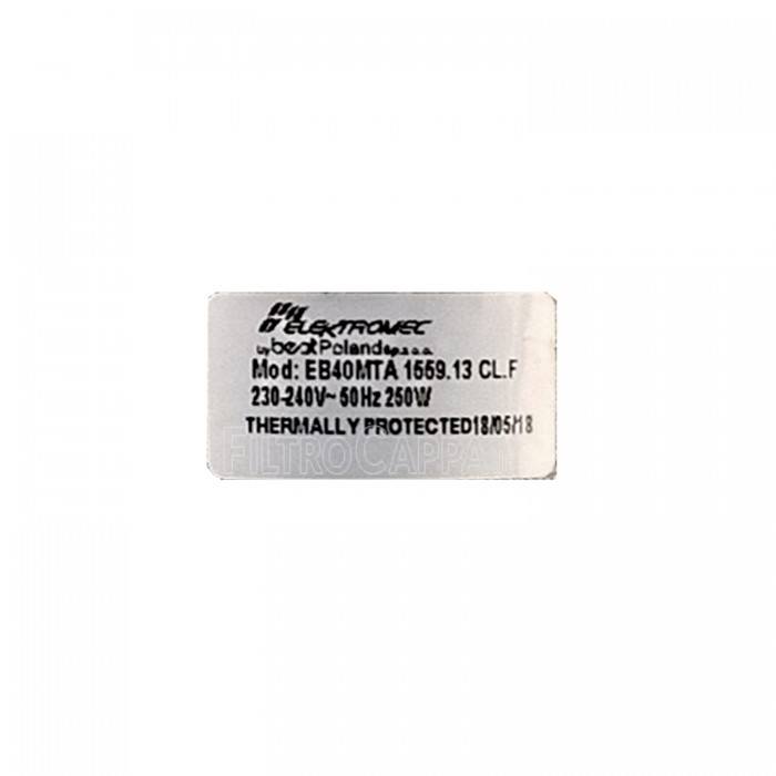 Motore per Cappa Aspirante Electrolux Best EB40MTA 1559 50268027005