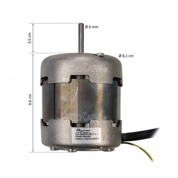 Motor para campana extractora Electrolux Best EB40MTA 1559 50268027005 Motor para campana extractora Electrolux Best EB40MTA 1559 50268027005