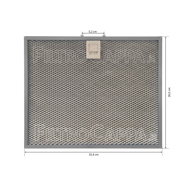 Filtro Metallico 32,4 x 26,5 cm per Cappa Foster 9700013
