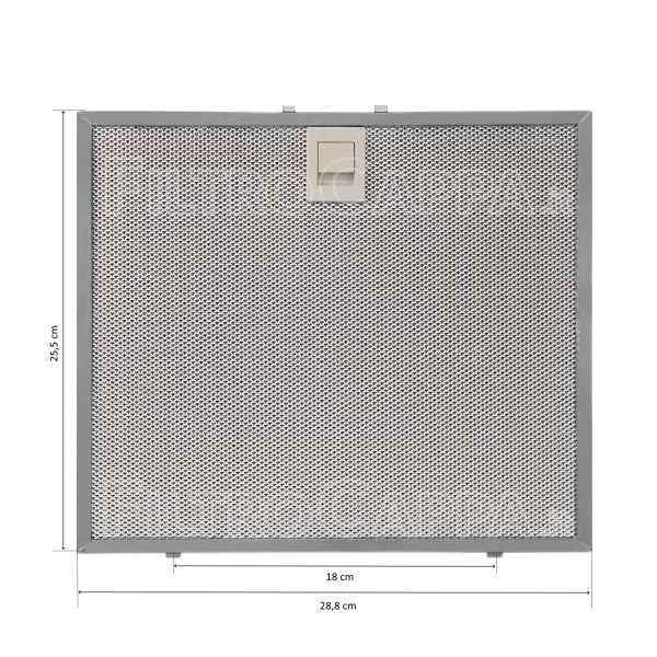 Filtro Metallico 28,8 x 25,5 cm per Cappa Faber BEAT 133.0620.125