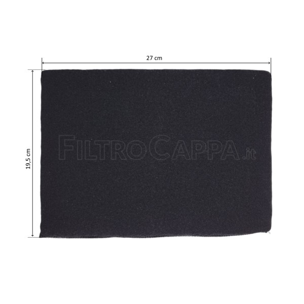 CHARCOAL FILTER LONG LIFE 20 X 27 X 1 CM WASHABLE WITH OLDER GENUINE SPARE PART PCR1