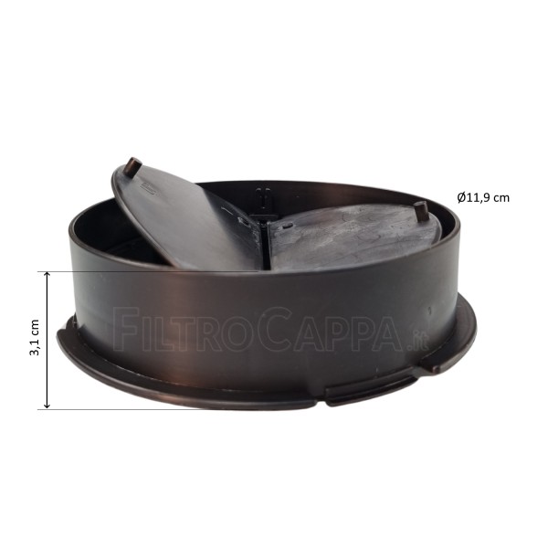 Válvula sin retorno para campana extractora ELICA ESTRAIBILE Diámetro 12 CM RAC0182475 Válvula sin retorno para campana extractora ELICA ESTRAIBILE Diámetro 12 CM RAC0182475