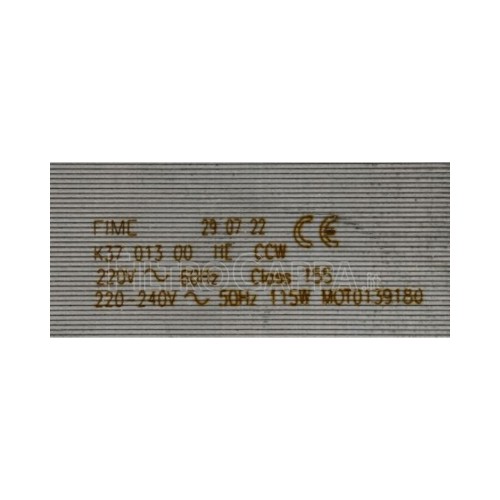 MOTEUR POUR HOTTE Aspirante ELICA TURBOAIR K37 013 00 HE CCW 115W MOT0107345 2