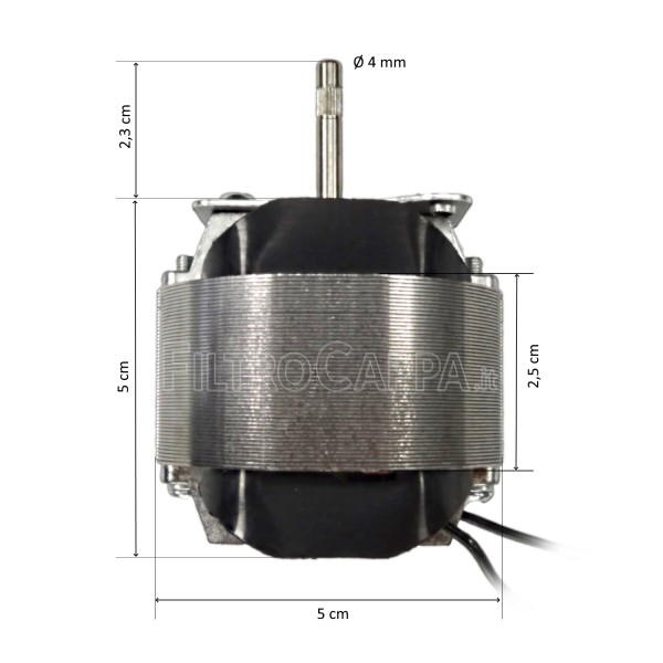 Motor for wall or window extractor fan VORTICE 12620 1.325.000.556