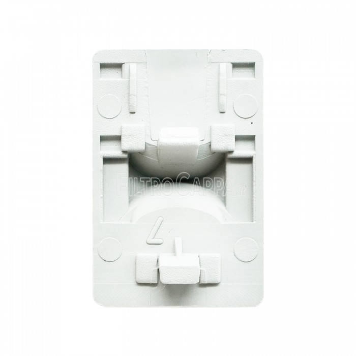 Alça de grade de filtro de liberação de gancho branco (kit de 2 peças) Elica Turboair Hood Alça de grade de filtro de liberação de gancho branco (kit de 2 peças) Elica Turboair Hood