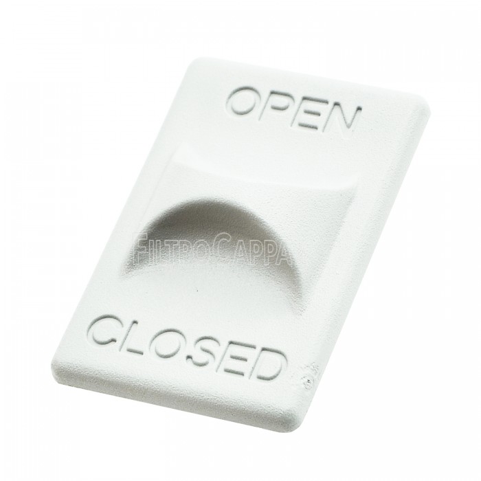 Poignée de grille de filtre à crochet blanc (kit de 2 pièces) Hotte Elica Turboair