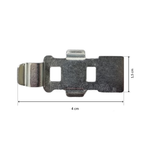 Maniglia bianca aggancio sgancio griglia filtro (Kit 2 Pezzi) Cappa Elica Turboair Maniglia bianca aggancio sgancio griglia filtro (Kit 2 Pezzi) Cappa Elica Turboair