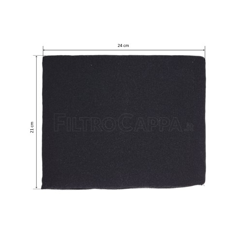 AKTIVKOHLEFILTER FÜR DUNSTABZUGSHAUBEN AIRONE LONG LIFE 21,5 X 24 X 1 CM ORIGINALES ERSATZTEIL PCRL3