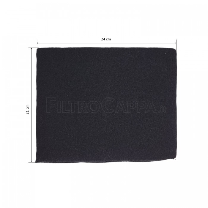 AKTIVKOHLEFILTER FÜR DUNSTABZUGSHAUBEN AIRONE LONG LIFE 21,5 X 24 X 1 CM ORIGINALES ERSATZTEIL PCRL3