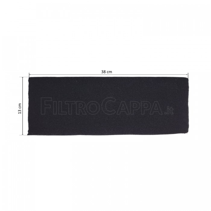 Filtre à charbon longue durée 38 X 13 X 1 Cm pour hotte Airone PCRL10 ACFCRETT38X13X1026