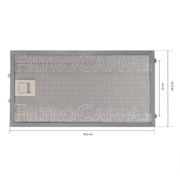 Filtro in Metallo 16,5 x 30,2 cm per Cappa FABER FRANKE 133.0298.217