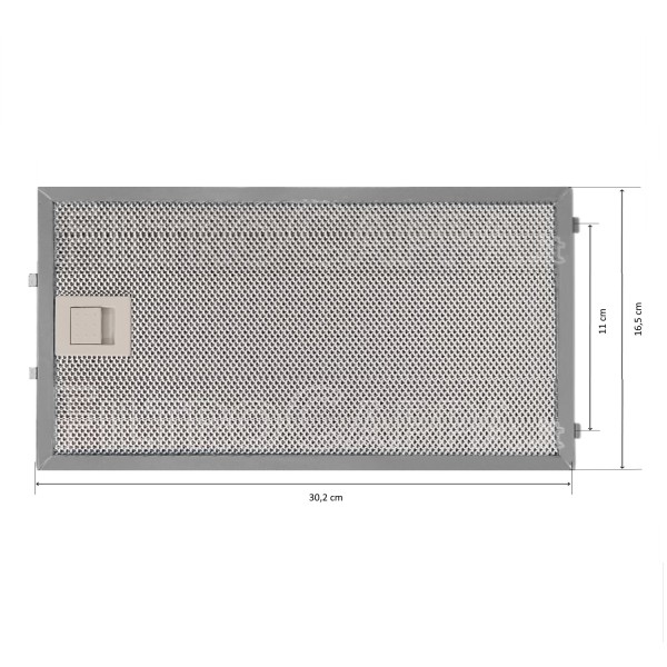 Metal Filter 16,5 x 30,2 cm for FABER FRANKE Cooker Hood 133.0298.217