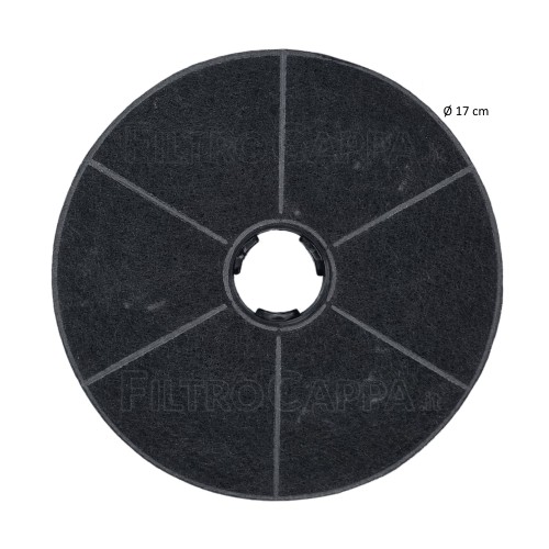 Filtre actif à charbon diamètre 2 pièces 17 cm pour hotte BAUMATI FKS385 2